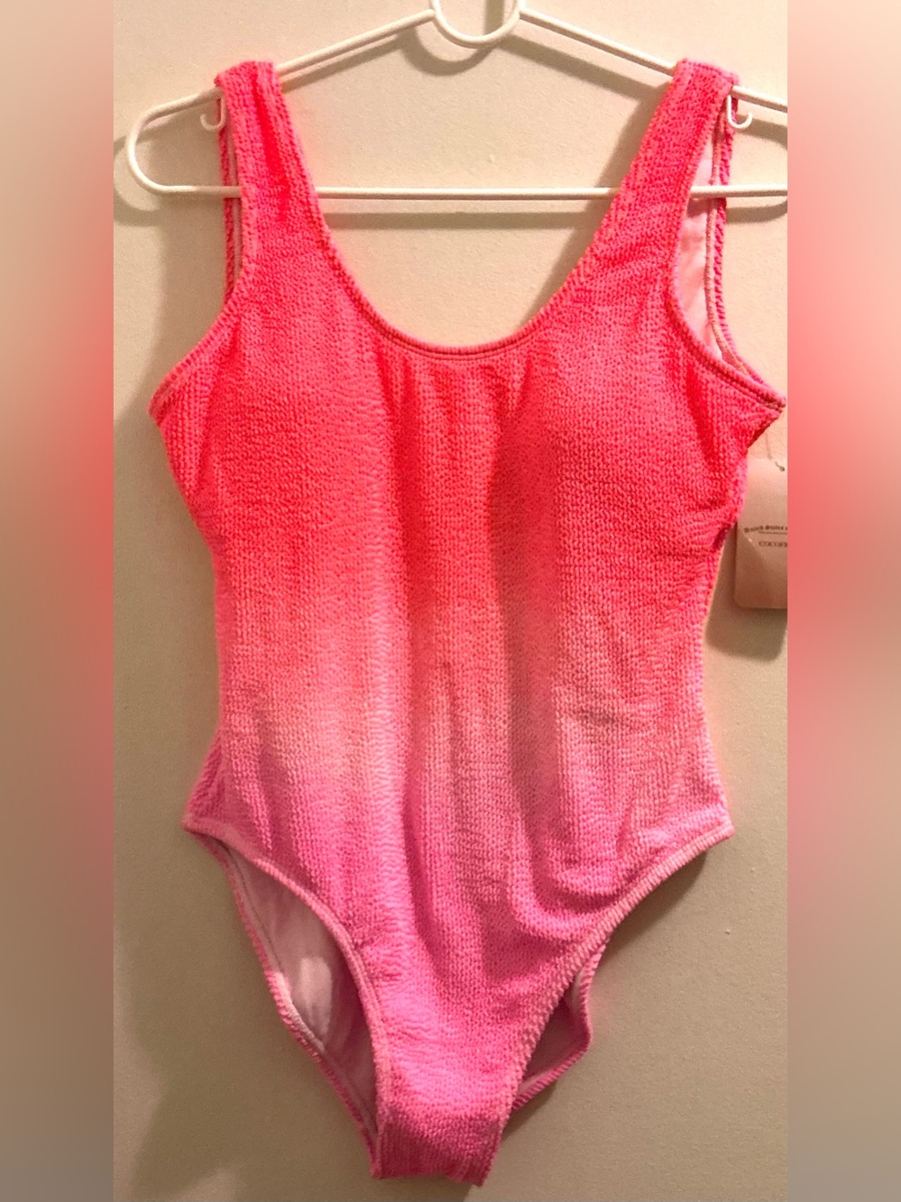 Women’s Pink Ombre One-Piece Swimsuit
